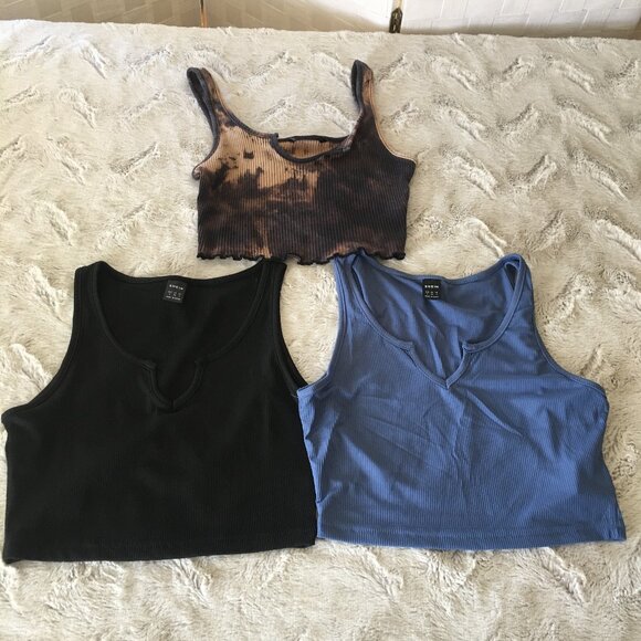3 shein crop tops size small - Picture 1 of 6